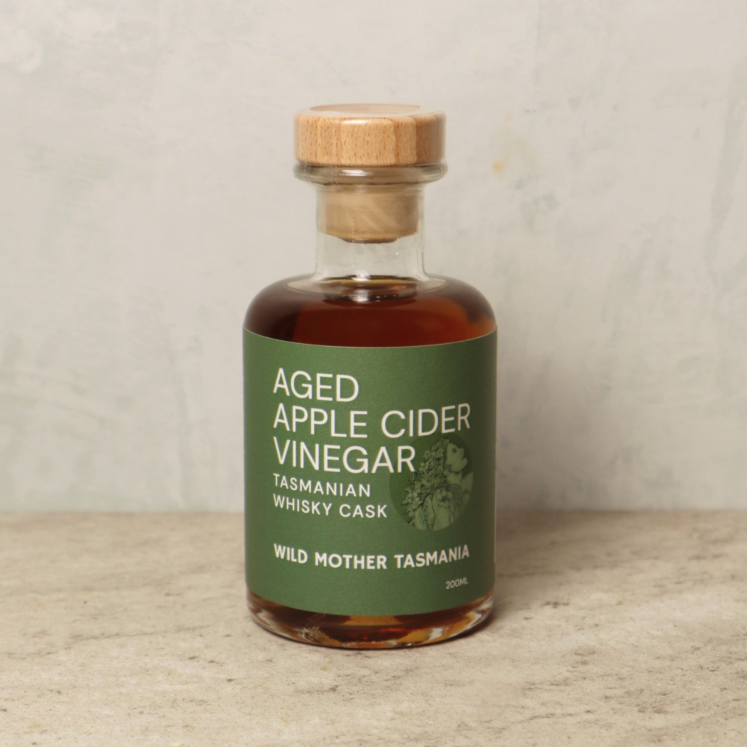 Wild Mother Aged Apple Cider Vinegar - Tasmanian Whisky Cask - 200ml ...